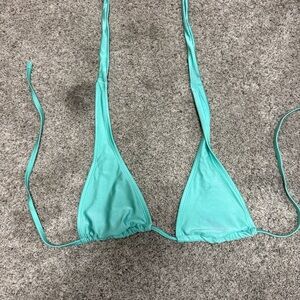 Aeropostale Turquoise Triangle Bikini Top